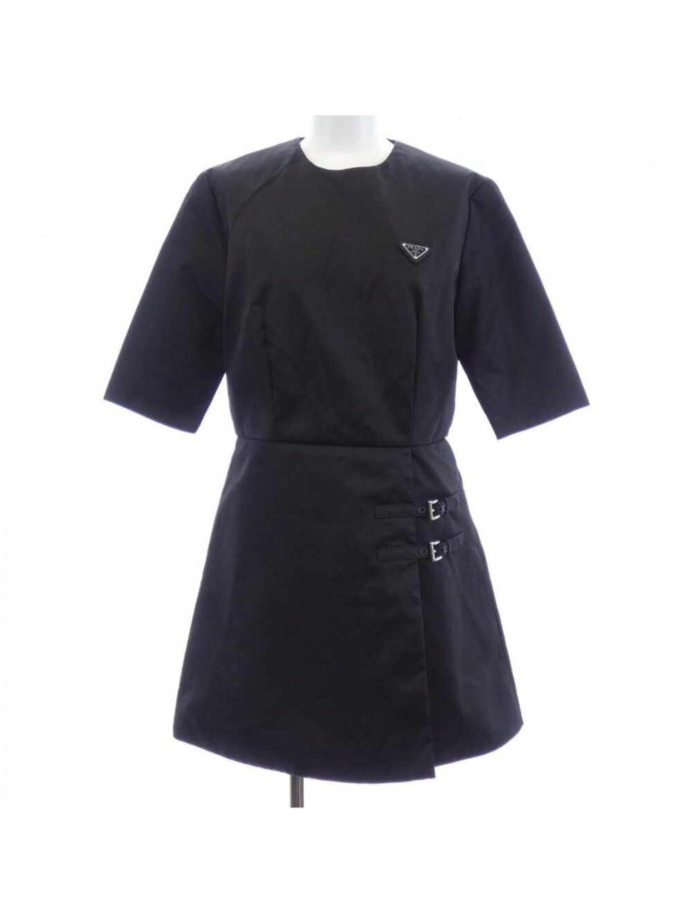 Prada Triangle Logo Dress